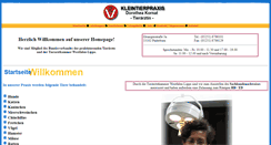 Desktop Screenshot of kleintierpraxis-kornat.de